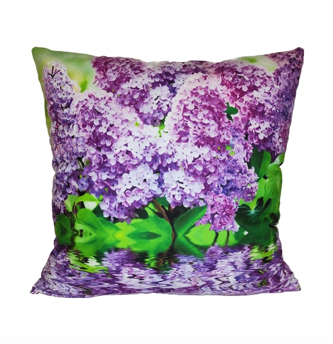 Decoratieve Kussenhoes 45x45 cm - Fluweel Bloemen Lila