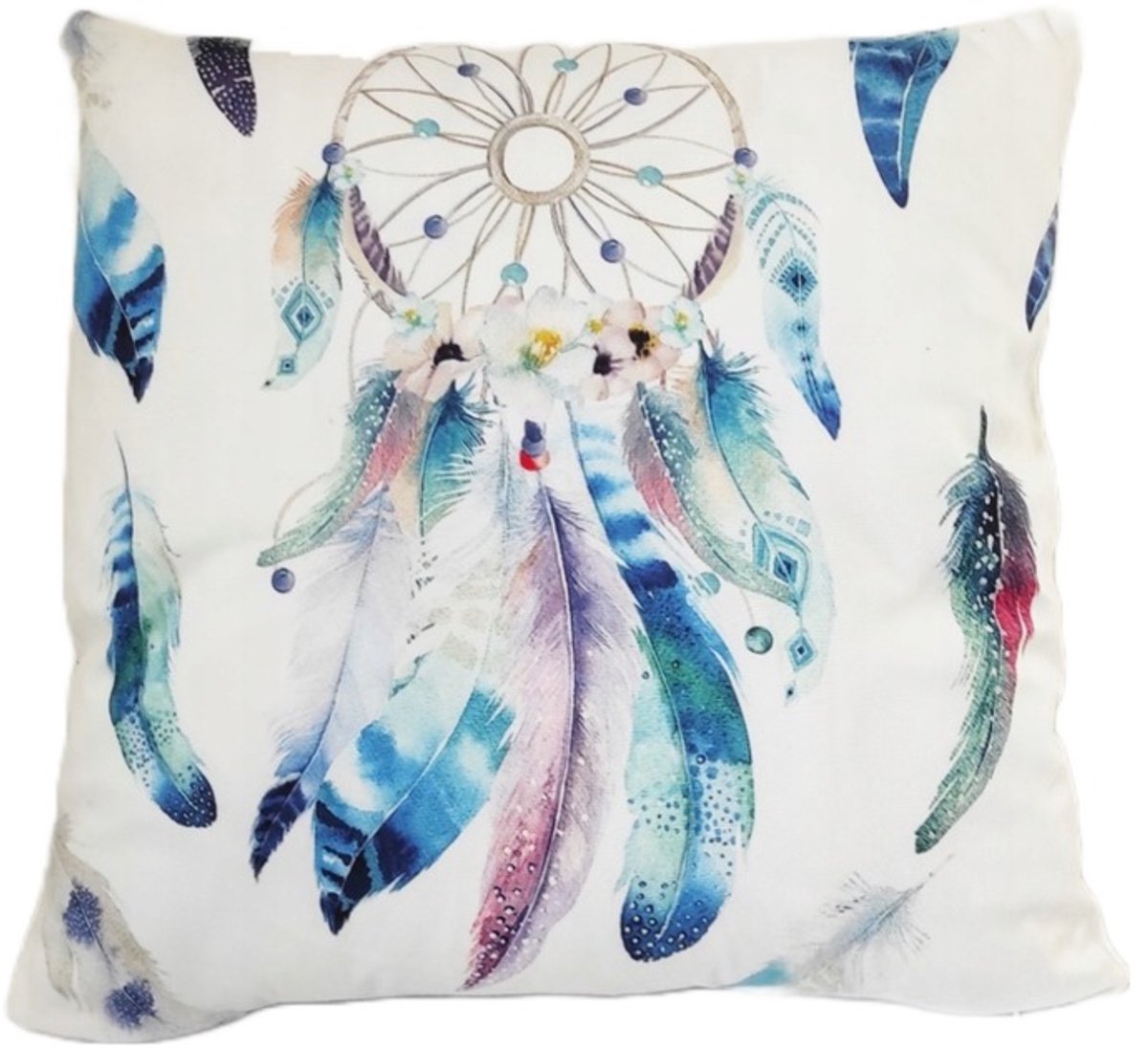 Decoratieve Kussensloop Velvet 40x40 Dromenvanger Blauw