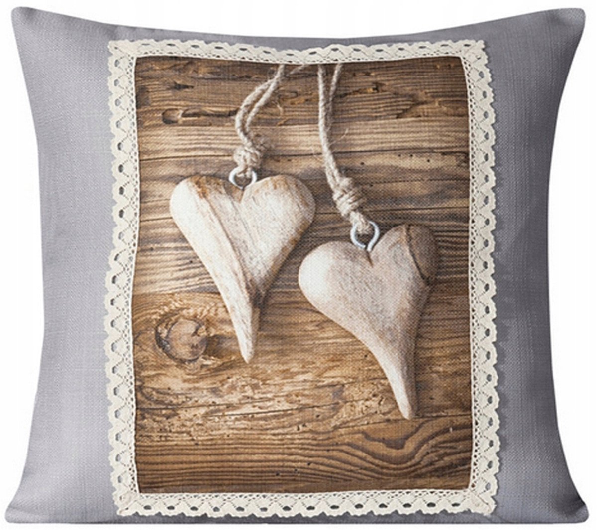 Eurofirany Kerst Kussenhoes 40x40 cm - Decoratieve Sierkussenhoes