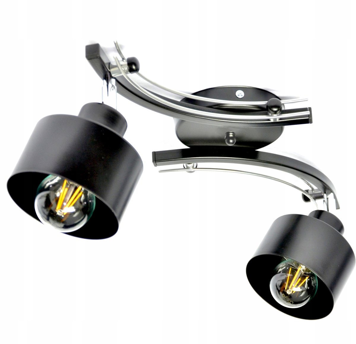 FM2-W Compacte Plafondlampen met 2 Lichtpunten, E27 Draad