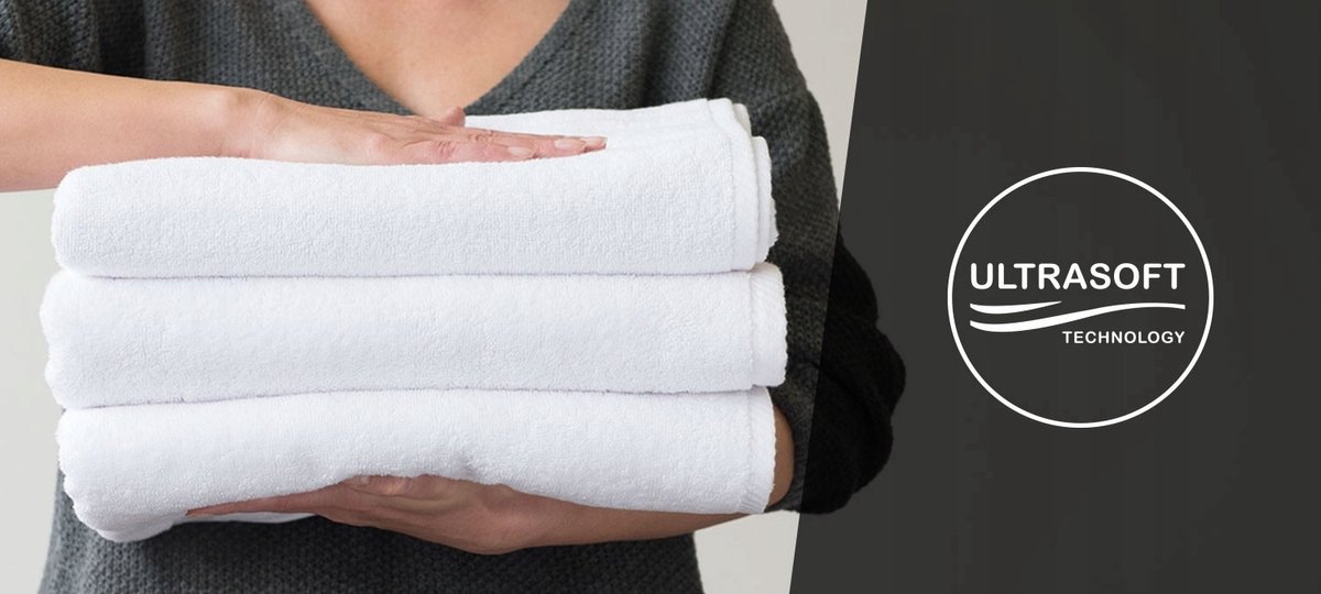 Zwoltex CARLO Antibacteriële Handdoek 30x50 cm - Crème Egyptisch Katoen