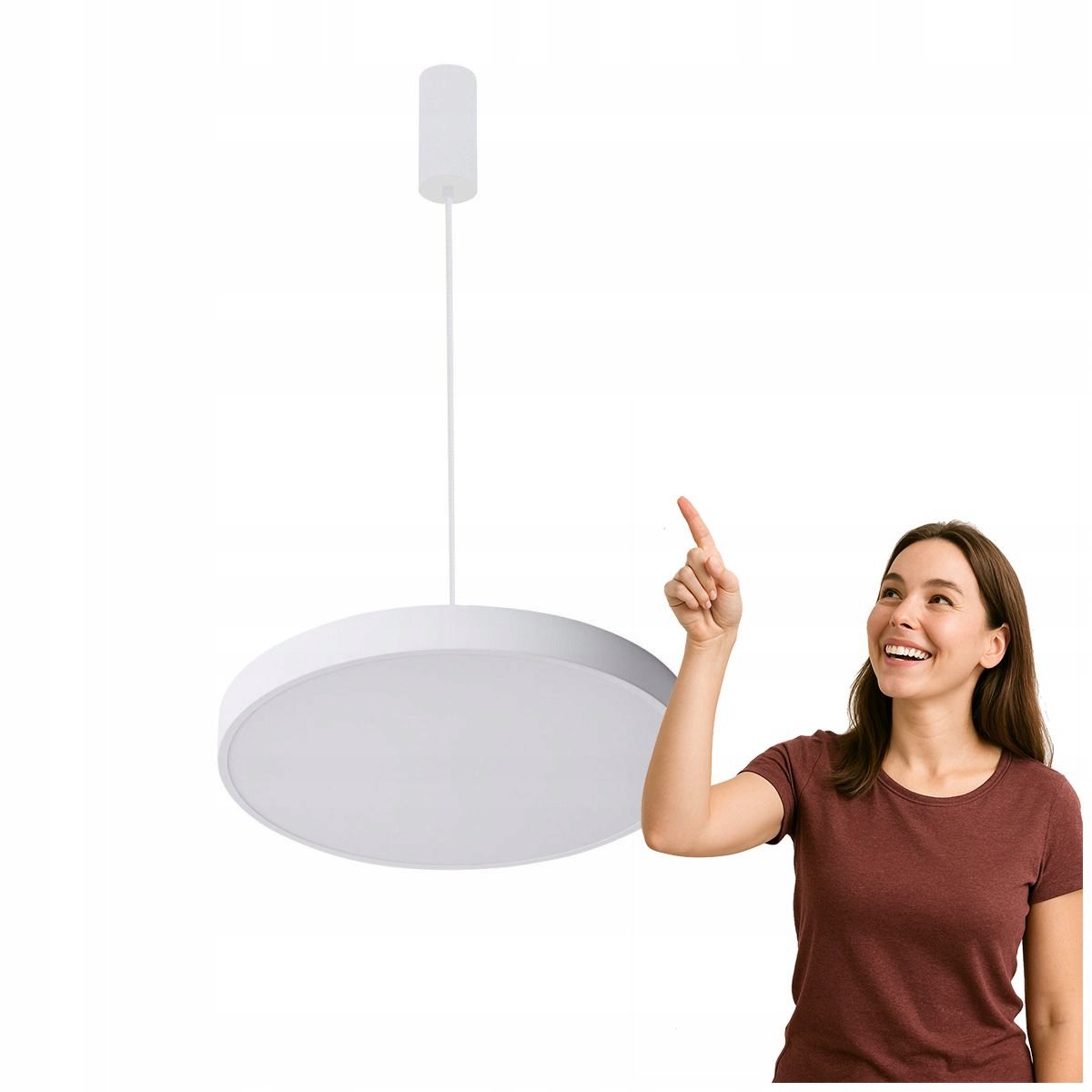Orbital LED Hanglamp Wit 60cm - Moderne Stijlvolle Verlichting