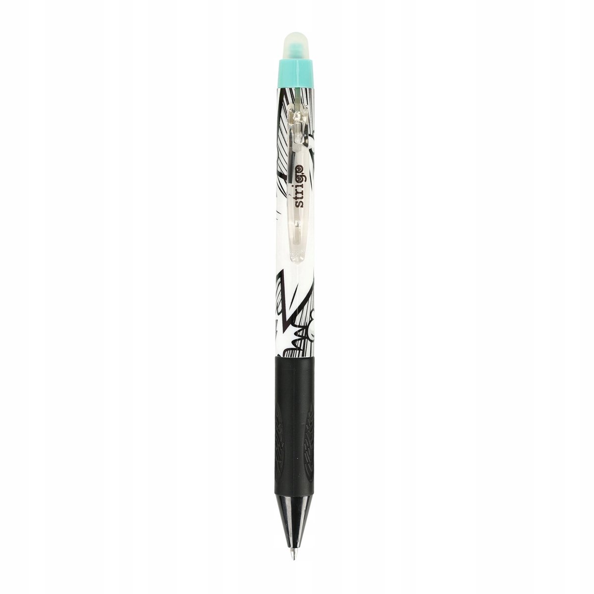 Strigo Comic Uitwisbare Pen Blauw Automatisch met Ergonomische Grip
