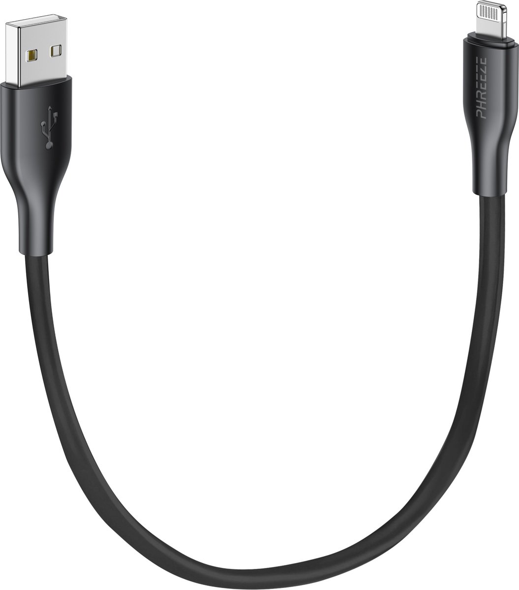 Oplader kabel geschikt voor iPhone - Kabel geschikt voor Carplay - 30cm kort