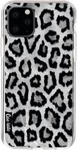Casetastic Apple iPhone 11 Pro Hoesje - Softcover Hoesje met Design - Grey Leopard Print