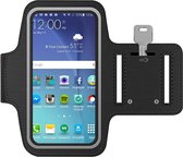 MMOBIEL Sport / Hardloop Armband - voor Samsung  – Ook Geschikt voor iPhone, Huawei, Xiaomi etc. - spatwatervrij - Lengte 155 mm & Breedte 85 mm - Zwart