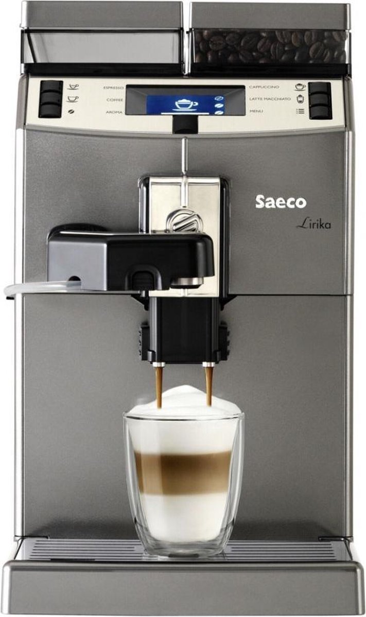 Reusachtig Denk vooruit Hoes Saeco Lirika One Touch Cappuccino - Espressomachine - Zilver | bol.com
