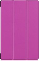 Shop4 - Samsung Galaxy Tab S6 Hoes - Smart Book Case Paars