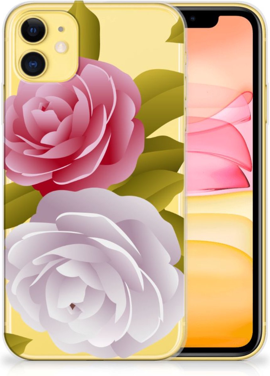 TPU Hoesje voor Apple iPhone 11 TPU Case Roses