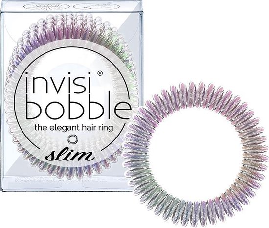 Invisibobble - Invisibobble Slim (3P) - Vanity Fairy - haarelastiek -  regenboog | bol.com
