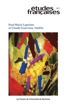 Études françaises 48 - Études françaises. Volume 48, numéro 1, 2012