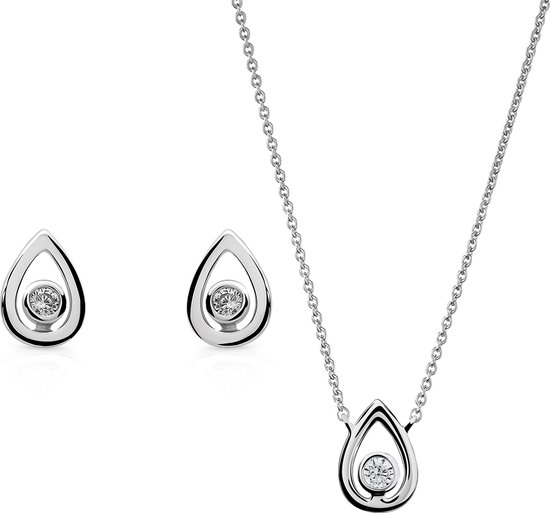 Orphelia SET-7485 - Ketting(en) met oorbel(len) - Zilver 925