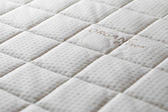 Matelas maker - Surmatelas en coton bio 160x205x6 Surmatelas en mousse viscoélastique V50