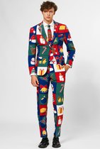 OppoSuits Quilty Pleasure - Mannen Kostuum - Gekleurd - Kerst - Maat 46