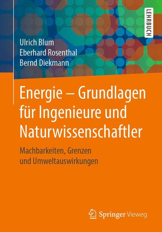 Energie – Grundlagen für Ingenieure und Naturwissenschaft ... - cover