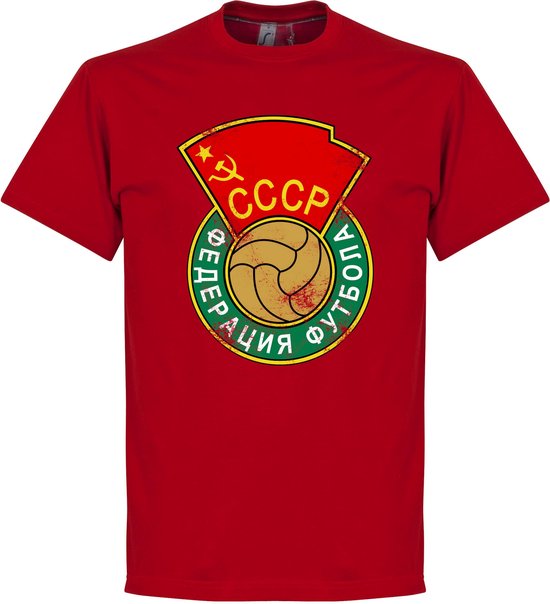 T-shirt à logo CCCP - Rouge - XXL
