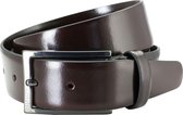 Leren heren riem - bordeaux business-casual