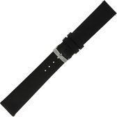 Morelatto Horlogebandje Micrae Nappa Zwart 22mm