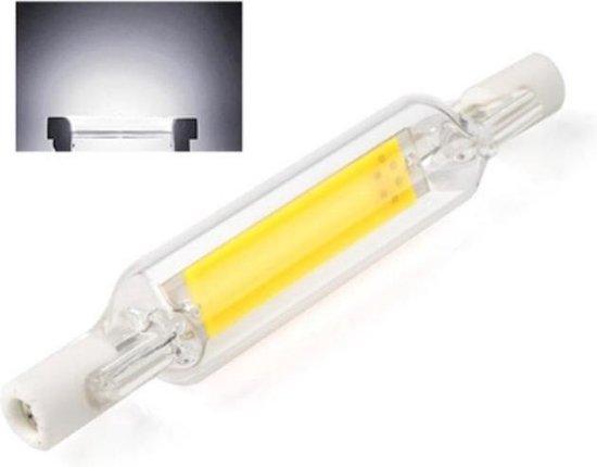 R7S 5W COB LED lamp lampglas buis voor vervanging halogeen spot licht lamp... | bol.com