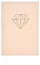 Moses Notitieboek Diamant 256 Pagina's 20,5 Cm Zalmroze