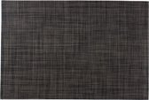 Salt&Pepper - Placemat 30x45cm zwart-grijs geweven Artisan - Set/12