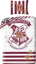 Harry Potter Hogwarts Dekbedovertrek - Eenpersoons - 140 x 200 cm - Multi