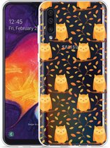 Galaxy A50 Hoesje Cute Owls - Designed by Cazy