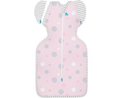Love to Dream™ Babyslaapzak Swaddle Up™ - Inbakeren afbouwen - Baby 6-9 maanden - 8.5-11 kg - Zomer - Roze