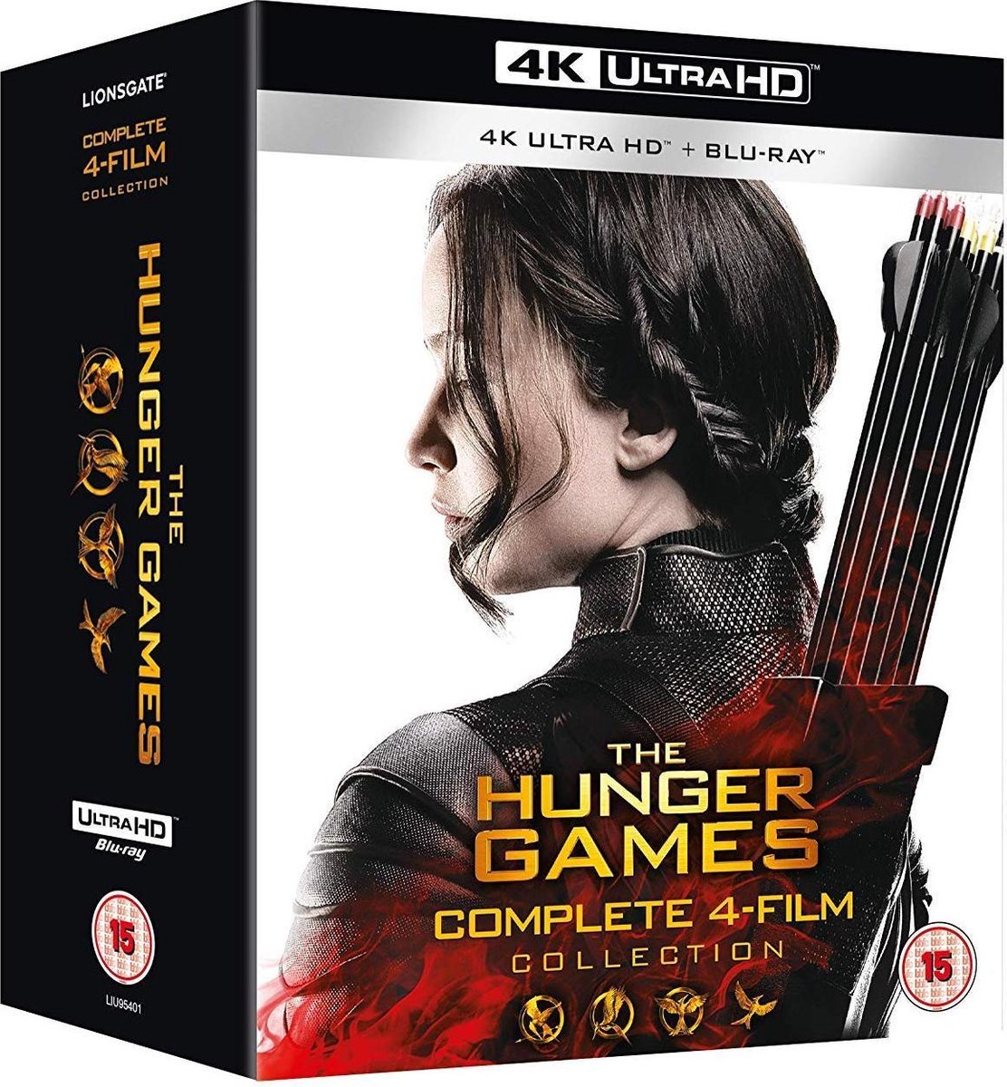 The Hunger Games Complete 1-4 (4K UHD + blu-ray) (Import zonder NL)-