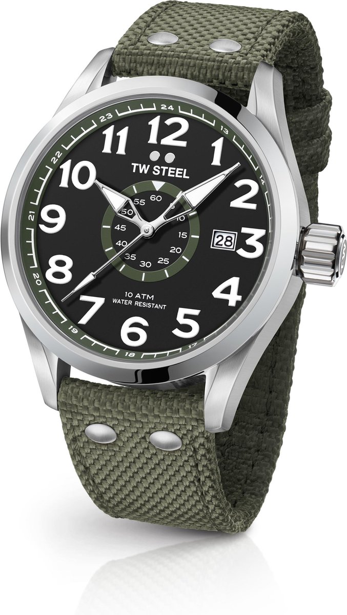 TW Steel Volante VS21 - horloge - heren - zilverkleurig - ⍉45