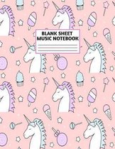 Blank Sheet Music Notebook
