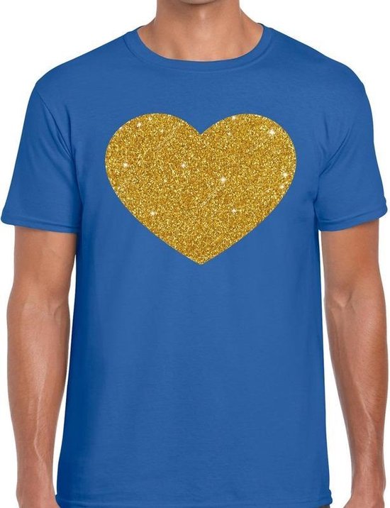 gouden t shirt heren