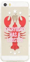 iPhone 5 / 5S hoesje TPU Soft Case - Back Cover - Lobster / Kreeft