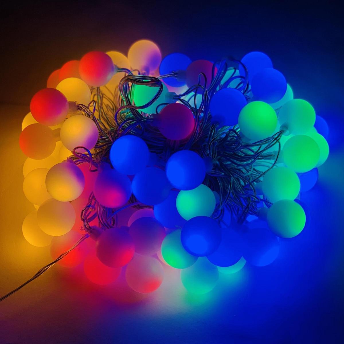 Uittreksel Orthodox Tante Partyverlichting met 50 gekleurde LED lampjes - Multi color - 15 meter -  voor binnen &... | bol.com