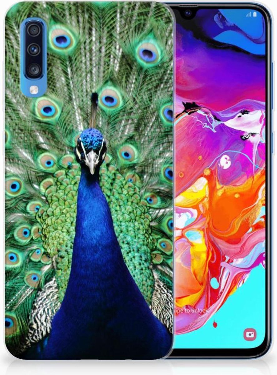 Samsung Galaxy A70 TPU Hoesje Pauw