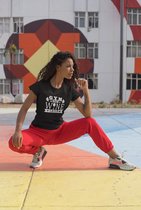 Sport shirt | Fitness | Sporty | Trendy| Hip | Cadeau voor haar | Cadeau tip | Vrouw Maat S