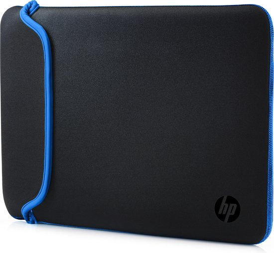 HP Neopreen - Laptop sleeve - 15,6 inch - Zwart/ Blauw