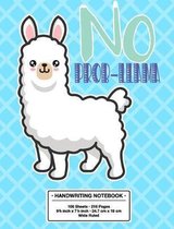 No Prob-Llama Handwriting Notebook