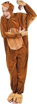 Onesie Volwassenenkostuum Aap Pluche - Maat XL - Carnavalskleding