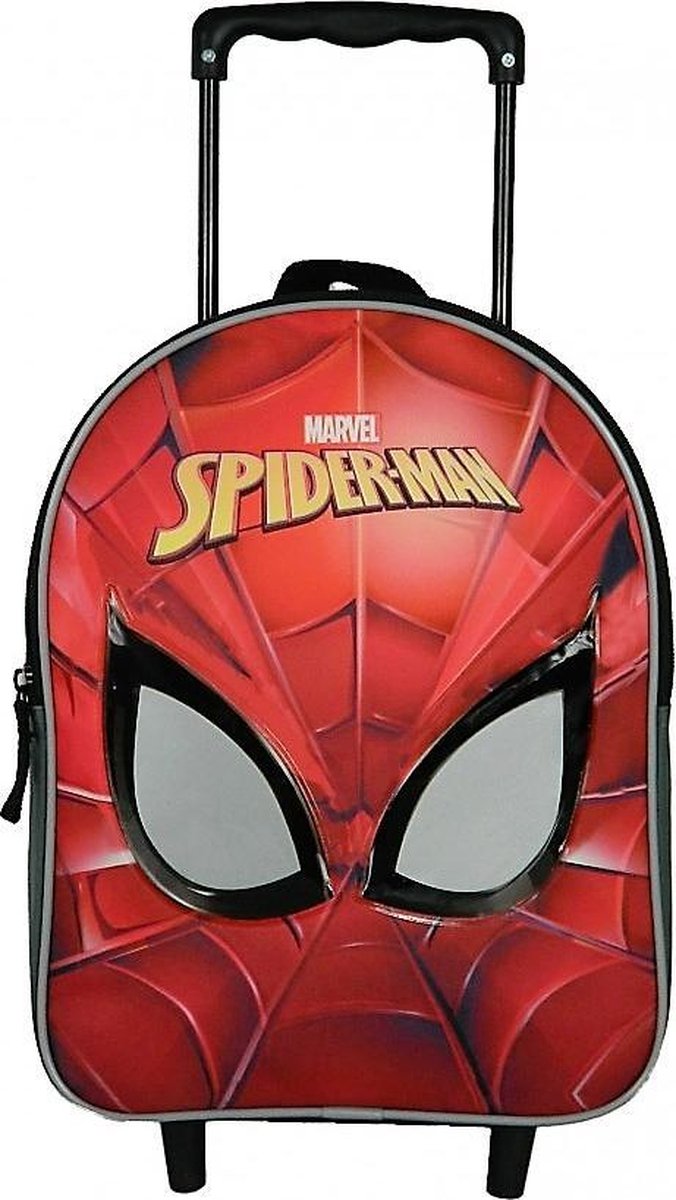 SPIDER-MAN Rugzak Trolley Rugtas School Tas 2-5 Jaar SPIDERMAN