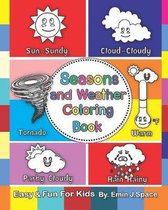 Seasons and Weather Coloring Book