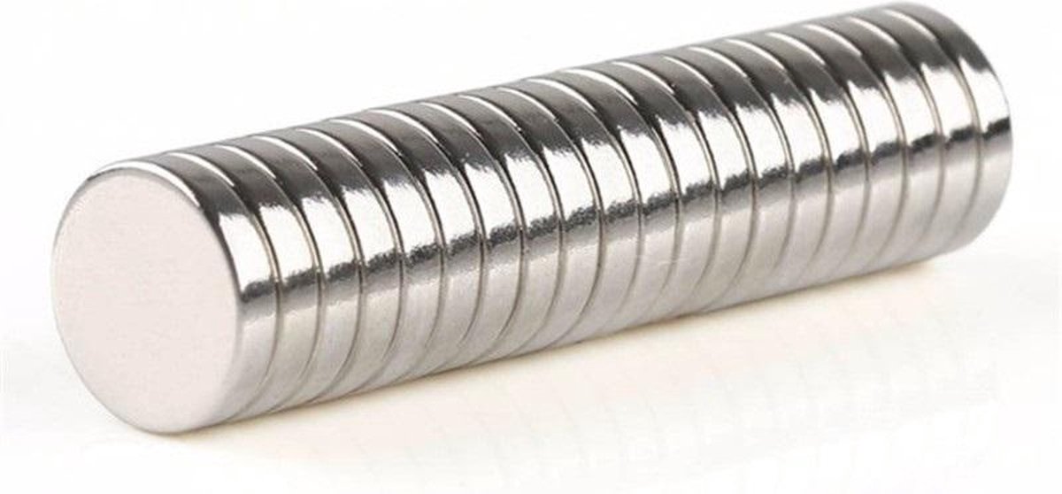 Sterke magneten rond 50N Sterk magneetjes - 20 stuks 8 x 2mm