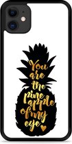 Hoesje Geschikt voor iPhone 11 Hardcase Big Pineapple