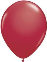 Qualatex Ballonnen Maroon 30 cm 100 stuks