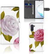 Geschikt voor Samsung Galaxy Note 10 Hoesje Roses