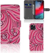 Hoesje Geschikt voor iPhone 11 Pro Max Swirl Pink