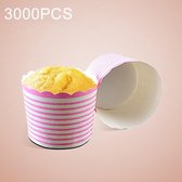 3000 STKS Ronde Lamineren Cake Cup Muffin Cases Chocolade Cupcake Liner Baking Cup, Afmetingen: 7 x 6 x 5,5 cm