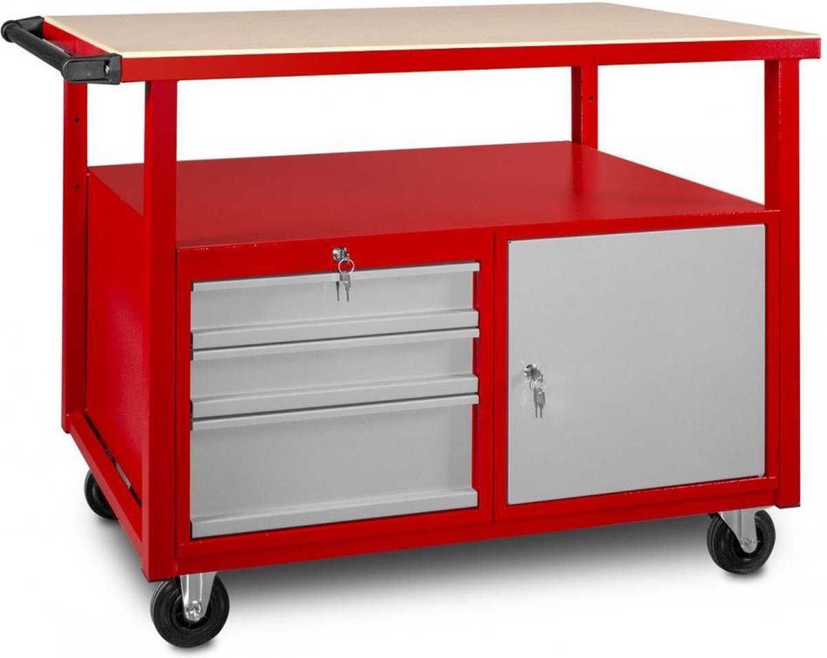 Mobiele werkbank verrijdbaar Metalworks - DEW12060L | bol.com