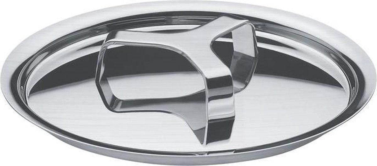 Alessi Deksel Pots&Pans - AJM200/16 - ø 16 cm - door Jasper Morrison
