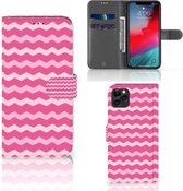 Geschikt voor iPhone 11 Pro Max Telefoon Hoesje Waves Pink